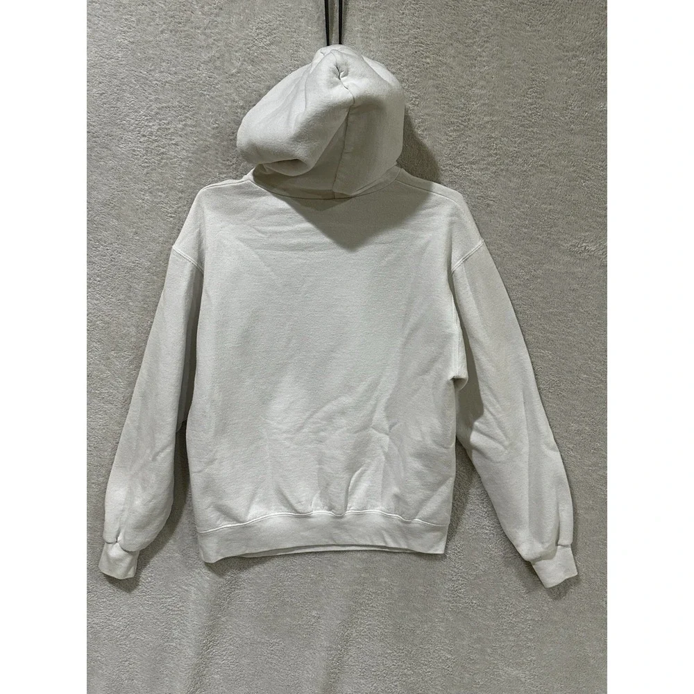 Notre Dame Fighting Irish Champion Hoodie Medium White Eco Fleece Logo‎ Pullover